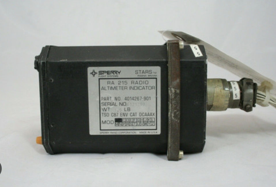 مقياس ارتفاع الراديو الرقمي LCD ARINC 600 ريك مونت RTCA DO-160G / DO-178C بوينغ / إيرباص 28VDC